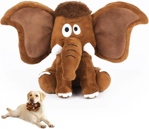 Miniatura 8 de Letsmeet Juguetes para perros duraderos y chirriantes de felpa para la dentición del cachorro, juguetes masticables para perros pequeños, medianos