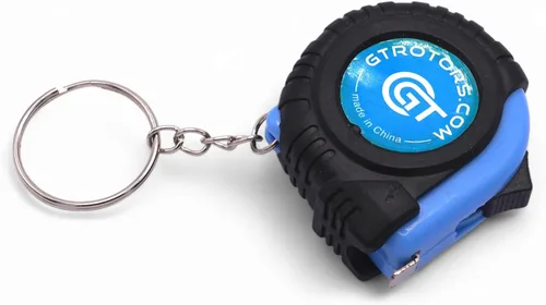 Miniatura 6 de GT/ Rotors Juego de 6 piezas - 4x Llave de trinquete de 10mm para llavero + Llavero con cinta métrica de 3 pies + Llave de trinquete mini mono All 4