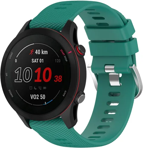Miniatura 3 de TenCloud Paquete de 10 correas de silicona para reloj de 0.709 in compatibles con Garmin Vivoactive 4S/Vivomove 3S/Venu 2S/Forerunner 255S 265S