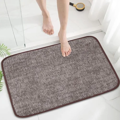 Tapetes de baño de 30 x 20 pulgadas, antideslizantes, absorbentes, de secado rápido, lavables a máquina, con respaldo de goma, alfombra suave para