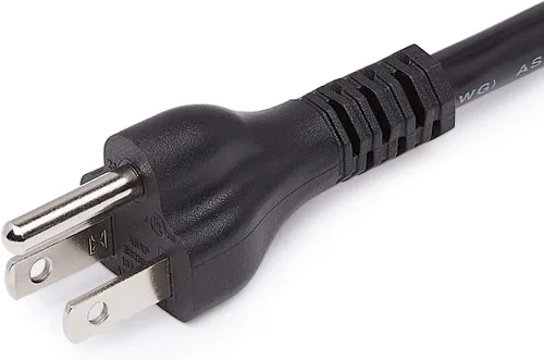 Miniatura 4 de Amazon Basics - Cable de extensión de 6 pies, 3 clavijas, extensor de toma de corriente, cable de extensión para interiores, 13 amperios, 125 V