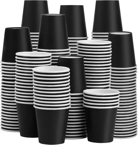 Miniatura 11 de Paquete de 50 vasos de papel blancos de 3 onzas, vasos desechables para el baño, vaso pequeño para enjuague bucal, vaso para aperitivos para agua