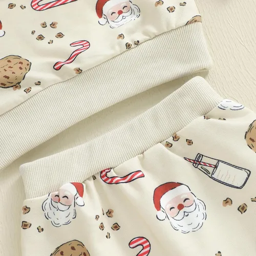 Miniatura 125 de Conjunto de camisa larga y divertida para bebé niño y niña, ropa de primera Navidad, 6, 12, 18, 24 meses, 2T