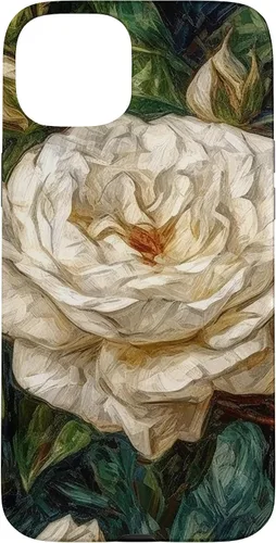 Miniatura 8 de Funda para iPhone 13 Van Gogh Art White Flower White Roses