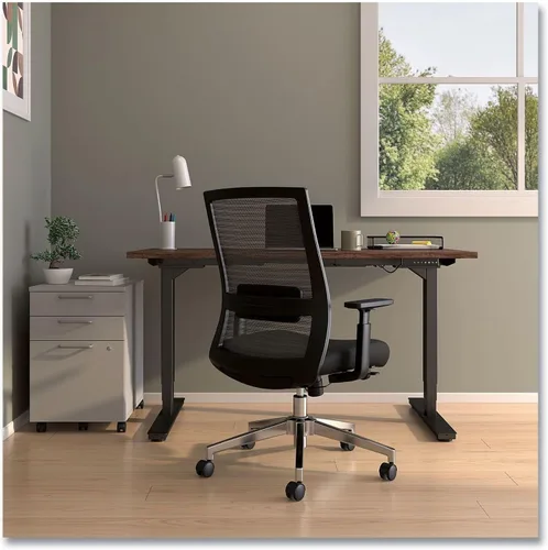 Miniatura 2 de Alera Ashdale - Silla de oficina ergonómica giratoria, silla de trabajo con respaldo de malla, asiento ajustable y altura del brazo, soporta hasta