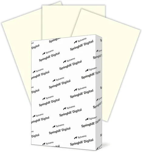 Miniatura 7 de Springhill Papel de copia amarillo canario de 11 x 17 pulgadas, texto de 70 libras, papel de impresora a color con acabado liso, papel