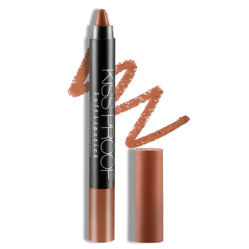 Miniatura 19 de Boobeen Lápiz labial mate de lápiz labial cremoso aterciopelado, cobertura completa, alto pigmento, impermeable, de larga duración, para mujeres