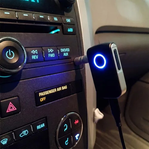 Miniatura 5 de Adaptador Bluetooth AUX para Coche, Receptor Inalámbrico AUX Bluetooth de 3.5mm Adaptador de Coche, Llamada Manos Libres para Autos, Altavoces