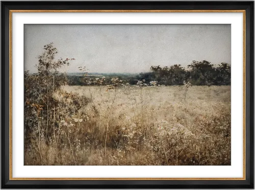 Miniatura 151 de MUDECOR Lienzo enmarcado prémium para pared, pinos nevados en bosque de invierno, ilustraciones modernas, arte contemporáneo, escénico, divertido