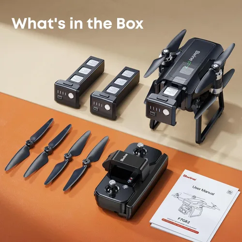 Miniatura 9 de Bwine F7GB2 Pro Drones con cámara para adultos 4K UHD Aerial, cardán de 3 ejes, control de 10000 pies, tiempo de vuelo de 75 minutos con 3