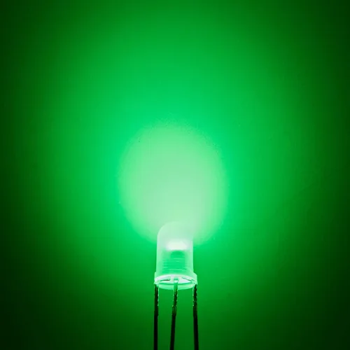 Miniatura 2 de CHANZON 100 luces de diodo LED difundidas rojas y verdes de 0.197 in, cátodo común (esmerilado redondo bicolor) lámparas de bombilla de iluminación