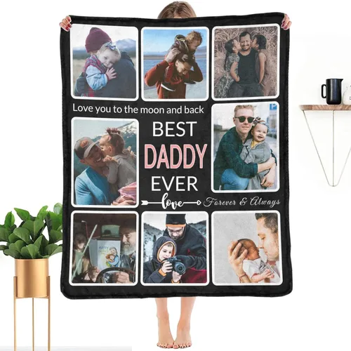 Miniatura 15 de Regalos para Tías Manta Personalizada con Foto, Haz una Manta Personalizada para Tías con Imagen Recuerdos Personalizados Souvenir Manta de Las