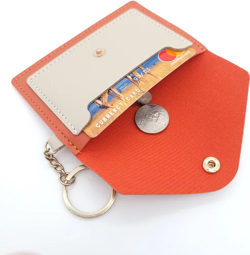 Miniatura 2 de Cartera delgada para tarjetas, monedas y billetes, Naranja, Slime
