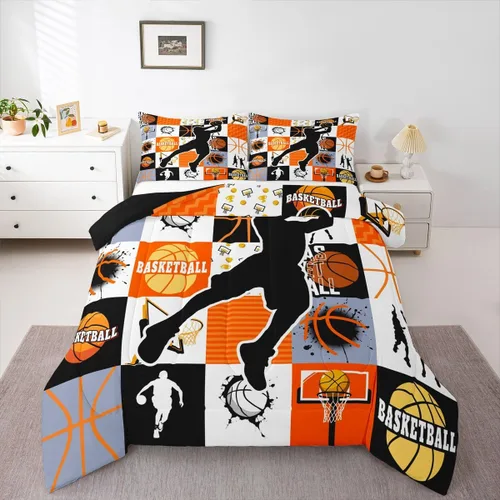 Miniatura 13 de Juego de edredón de caricaturas de autos para adolescentes, juego de ropa de cama de transporte urbano, ropa de cama para decoración del hogar