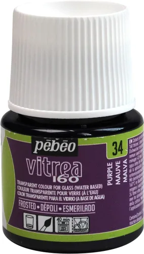 Miniatura 15 de Pebeo Vitrea 160 - Pintura para vidrio brillante, botella de 45 ml - Azul lapislázuli