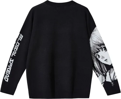 Miniatura 2 de FELLVISHK Sudadera de manga larga con estampado de anime para niña unisex 3D