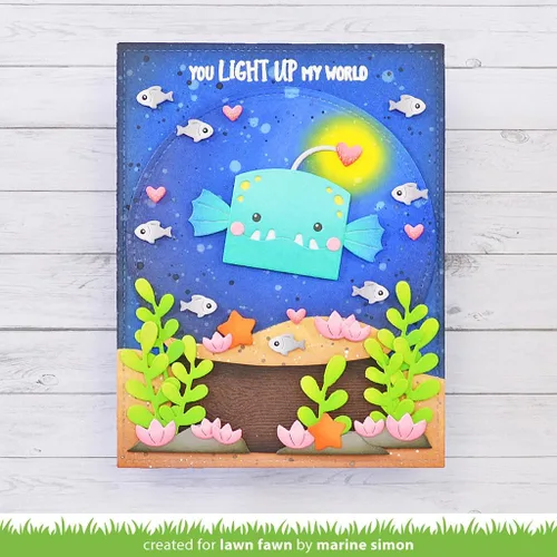 Miniatura 3 de Lawn Fawn LF3184 Caja de regalo pequeña Anglerfish Add-On Troqueles