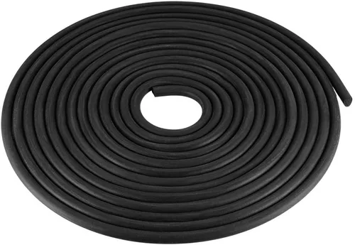 Miniatura 7 de uxcell Tira de goma de espuma de sellado de 0.118 in de diámetro 16.4 ft de largo, color negro
