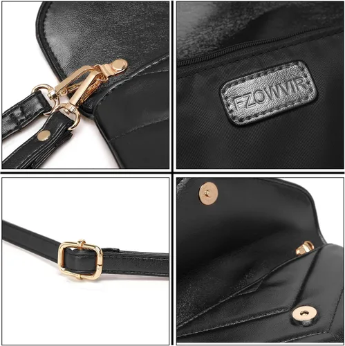 Miniatura 4 de Bolso de mano para mujer, pequeño, con correa larga, para ir de compras, bodas, fiestas