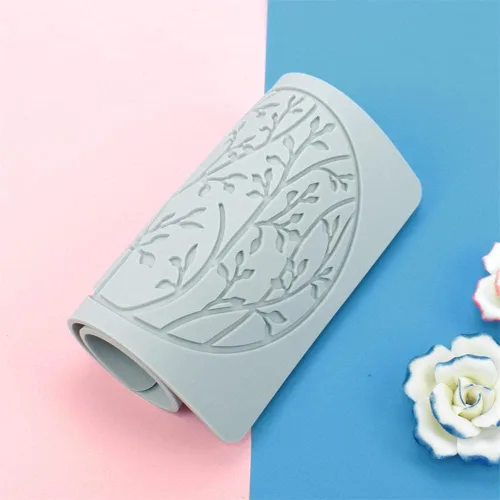 Miniatura 4 de Molde de encaje de silicona, tapete de encaje para pastel de boda, molde de decoración de pastel de coral, tapetes de impresión de fondant de flores