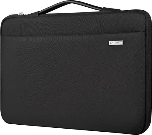 Miniatura 11 de LANDICI Funda para Laptop de 360° de 14 15 Pulgadas Compatible con MacBook Air 15 M2/M3/M4 2022-2025, MacBook Pro 15, Hp Chromebook 14, Bolsa Gris