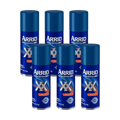 Miniatura 5 de ARRID XX Desodorante Antitranspirante Spray Regular 4 oz (Paquete de 4)