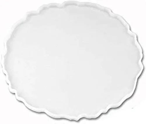 Miniatura 9 de ResinWorld Molde de Bandeja de Silicona Grande de 13 Pulgadas, Molde de Silicona de Geoda Grande para Resina, Moldes de Bandeja de Geoda de Resina