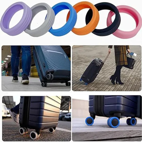 Miniatura 2 de Cubierta protectora para el compartimiento de equipaje, 8162432 piezas, fundas impermeables para ruedas de equipaje, fundas protectoras