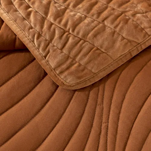 Miniatura 119 de HoneiLife - Juego de colcha de tamaño Queen, juego de ropa de cama de pana bordada de 3 piezas, colcha de lujo, ligera, cálida, para todas las Pana