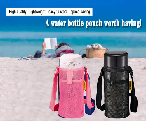 Miniatura 2 de Water Bottle Holder with Strap, Premium Water Bottle Carrier with Strap Easy Clean, Light Water Bottle Carrier Bag, Water Bottle Holder with Pocket