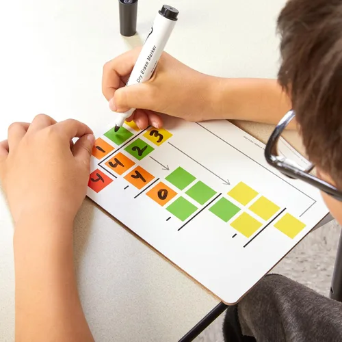 Miniatura 5 de Really Good Stuff Tableros de borrado en seco Beginning Long Division - 6 tableros