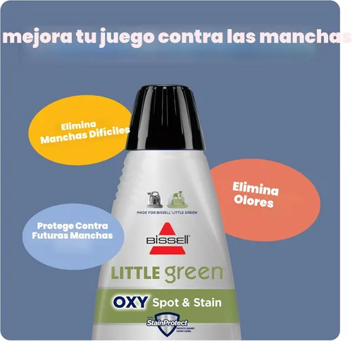 Miniatura 6 de BISSELL Little Green Mini Limpiador portátil profundo de alfombras y tapicería, para detalles de automóviles, con herramienta de autolimpieza Verde
