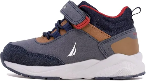 Miniatura 2 de Nautica Tenis para niños con correa ajustable y correas elásticas Zapatos casuales cómodos para niños y niñas (bebéniño pequeño)