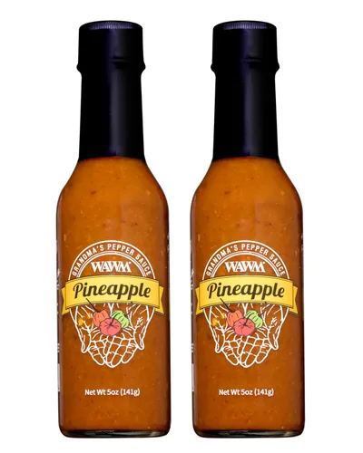 Miniatura 9 de Grandma's Trini - Salsa de pimienta, sin OMG, vegana, sin gluten, baja en sodio, baja en carbohidratos gourmet con increíble sabor y patada