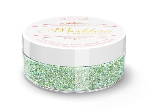 Miniatura 134 de MARBLERS Brillantina de forma gruesa de grado cosmético [estrella] 0.11 onzas (0.11 oz) Escamas No tóxica Vegana Libre de crueldad animal