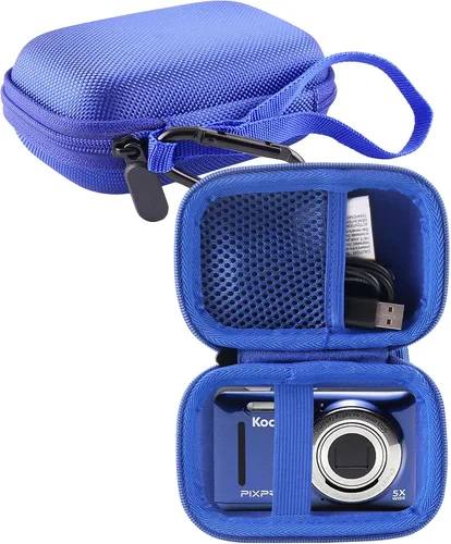 Miniatura 9 de Funda para cámara digital Lecran/Kodak PIXPRO Friendly Zoom FZ55/FZ53/FZ43/FZ45 y más marcas para cámara infantil (rosa)