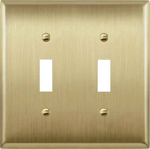 Miniatura 39 de LIDER Placa de Pared de Metal para Interruptor de Luz de Palanca, Cubierta de Interruptor de Acero Inoxidable, Resistente a la Corrosión