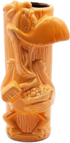 Geeki Tikis General Mills Taza de cerámica, Cocoa Puffs Sonny the Cuckoo | Taza Tiki oficial de la mascota de cereales coleccionable, vasos de