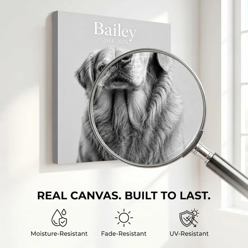 Miniatura 4 de Impresión de lienzo de foto personalizada, cuadro de foto personalizada en lienzo para pared, impresión de retrato de boda, familia y mascota, obra