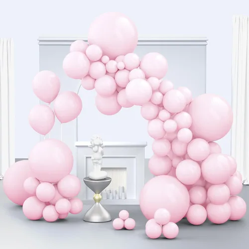 Miniatura 38 de Globos color beige, 150 unidades de diferentes tamaños, paquete de globos de 18 pulgadas, 12 pulgadas, 10 pulgadas, 5 pulgadas, color marfil crema