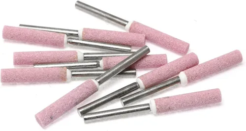 Miniatura 5 de RLECS 10pcs motosierra cabeza de molienda 3/16 "lima de piedra de molienda para moler agujeros profundos en maquinaria, rodamientos, moldes, piezas