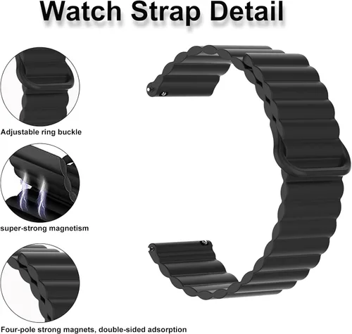 Miniatura 2 de Correa de 0.78 pulgadas compatible con Samsung Galaxy Watch 6/Watch 6 Classic/Watch 5/5 Pro/Watch 4 1.575 pulgadas/1.732 pulgadas/Watch 4 Classic