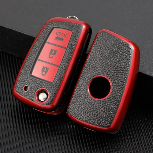 Miniatura 6 de Leather TPU Car Key Case Cover, for Nissan X-Trail T32 Juke F15 Qashqai J11 Murano Tiida Maxima Altima Quest Livina Nismo