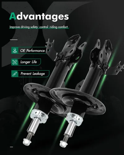 Miniatura 2 de SCITOO - Amortiguador delantero para Toyota se adapta a 2013-2018 para Toyota Avalon Shocks 3350002 3350003 amortiguadores - Juego de 2 piezas