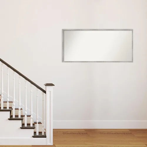 Miniatura 231 de Amanti Art Espejo de baño blanco para sobre el fregadero, 32 x 45 pulgadas, espejo de tocador rectangular blanco esbelto, marco de madera moderno