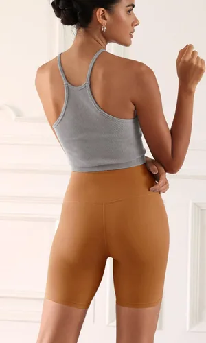 Miniatura 4 de ODODOS ODCLOUD 2-Pack Lounge Yoga Shorts for Women- 4" 6" 8" 10" High Waist Buttery Soft Biker Shorts