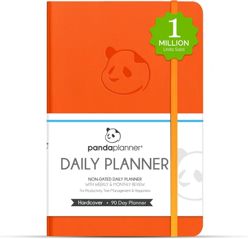 Miniatura 9 de Panda Planner - Agenda diaria 2023, organizador de 90 días para objetivos, gratitud y concentración, agenda semanal y mensual, agenda sin fecha