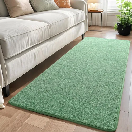 Miniatura 28 de Keeko Alfombras de área de 4 x 6 pies para sala de estar, alfombra suave y moderna de espuma viscoelástica para dormitorio, alfombra
