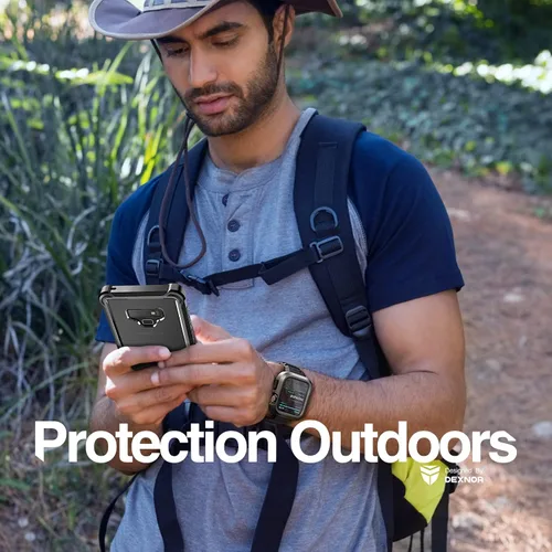 Miniatura 6 de Dexnor Funda para Galaxy Note 9 con protector de pantalla transparente de grado militar resistente 360 cuerpo completo protector a prueba de golpes