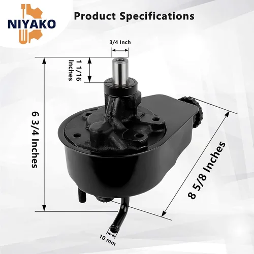 Miniatura 6 de Reemplazo de bomba de dirección asistida # 18-7508 3863130 3888323 16792A39 Fit Mercruiser Volvo Penta OMC 4.3L V6, 5.0L 5.7L V8